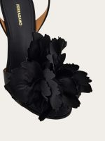 Ferragamo Flower embellished high heel sandal - Image 2